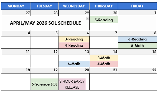 SOL Calendar