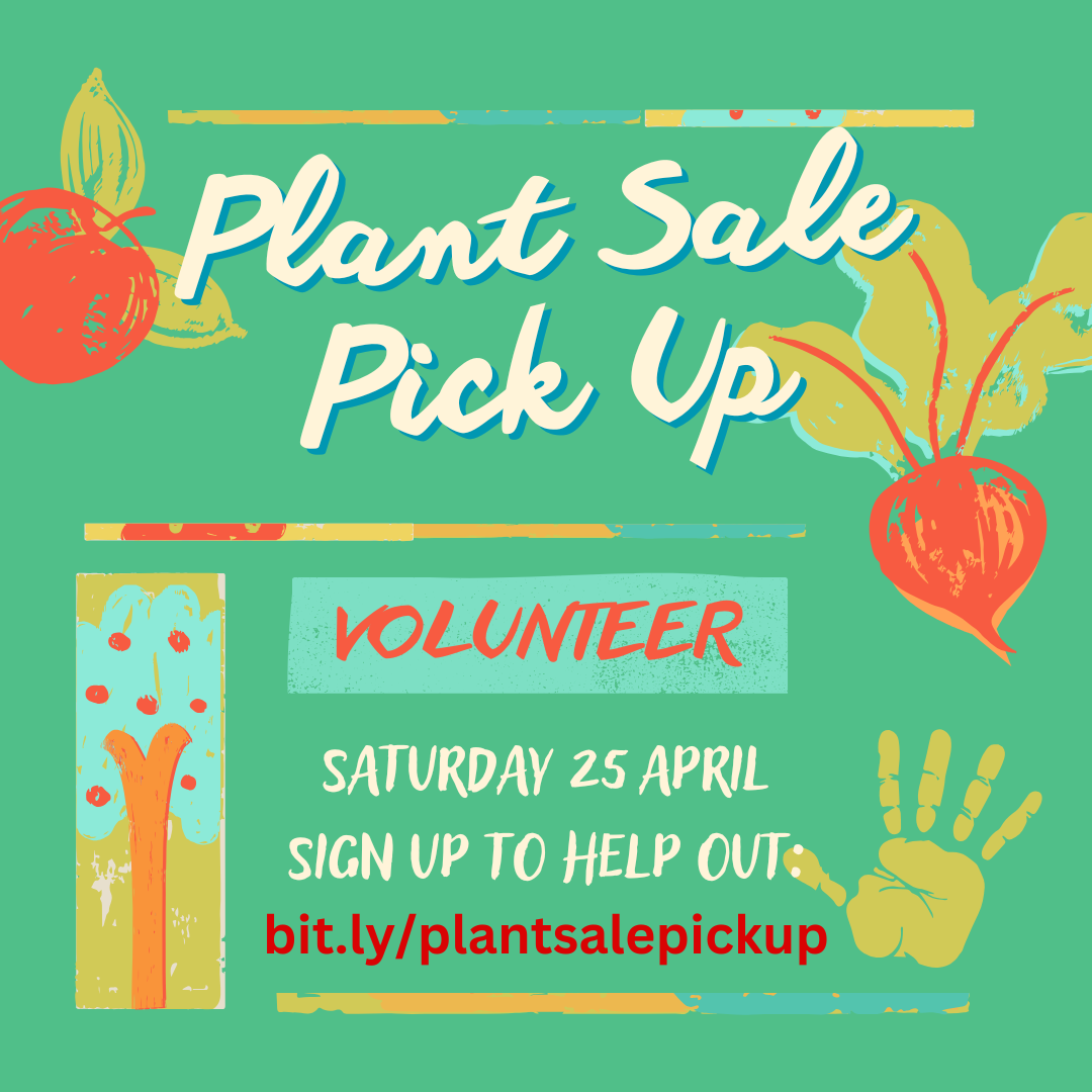 plant sale volunteers needed