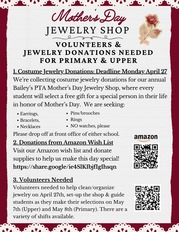 PTA Mother's Day Jewelry Shop