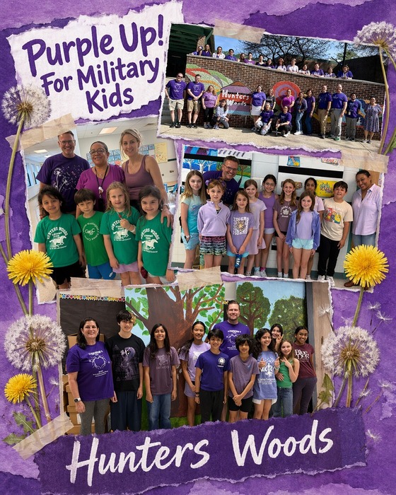 Purple Up Collage