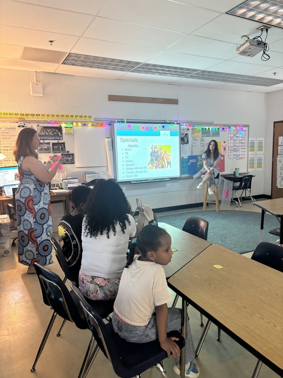 5th grade AAP teachers presenting