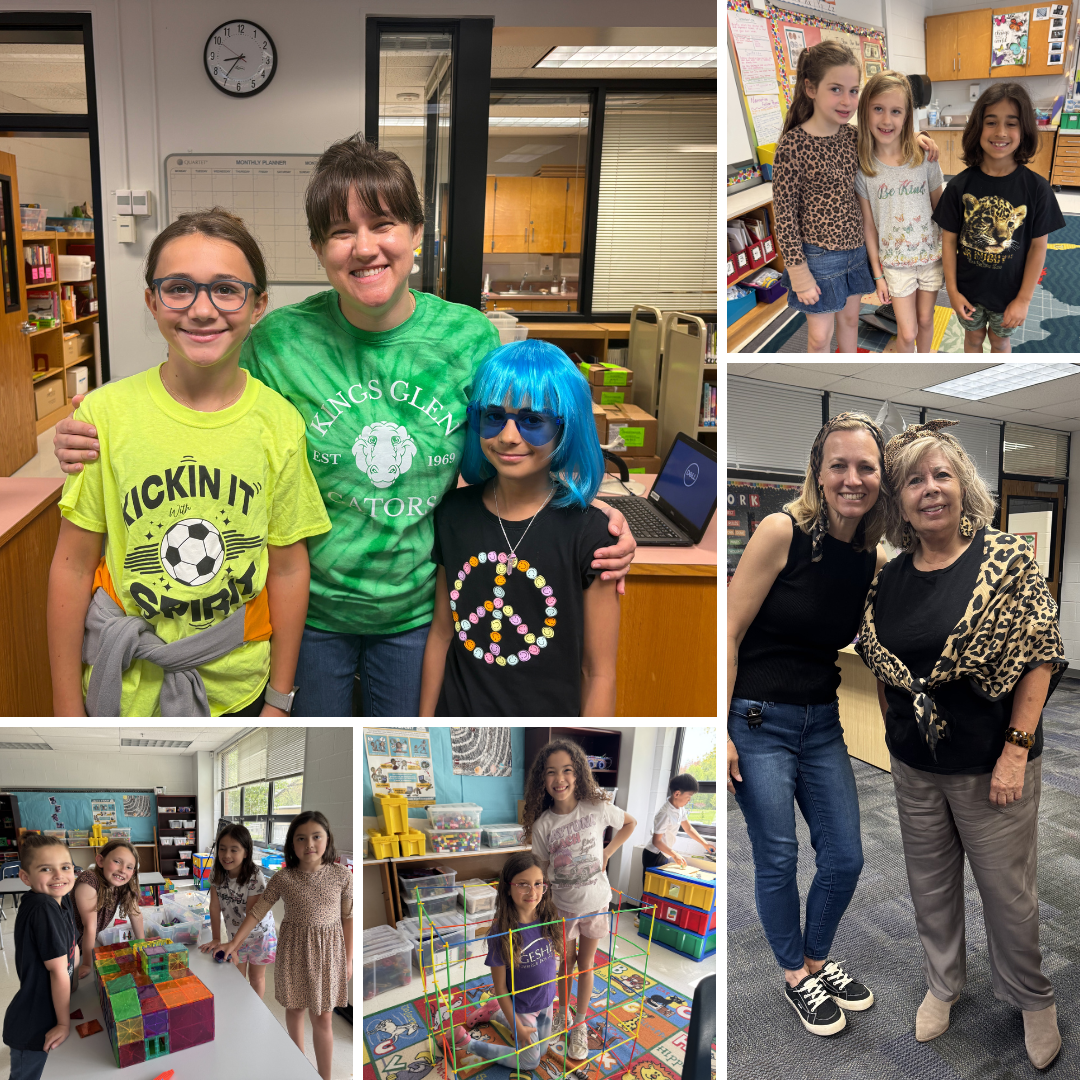 Students and staff dressing up for spirit week
