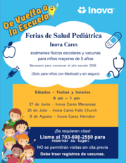 Inova Cares Pediatric Health Fair Promotional Image