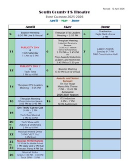 calendar