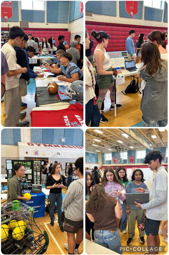 8th graders attended the Activities Fair field trip to Marshall HS or Madison HS
