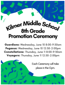 8th Grade Promotion Ceremonies