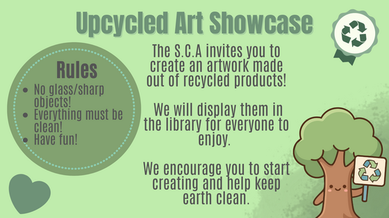 recycled art for earth day
