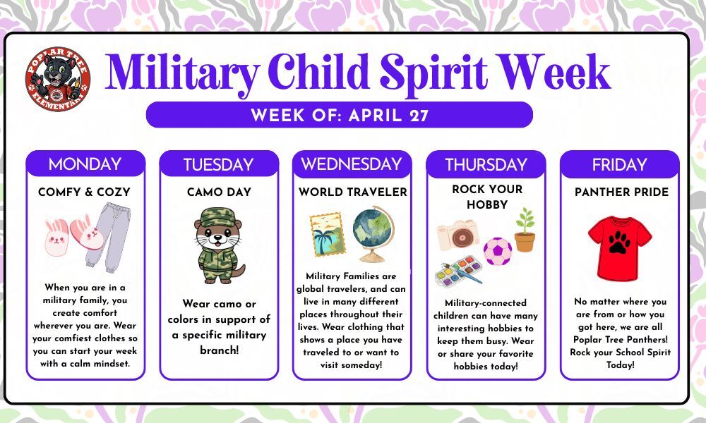 Military Child Spirit Week