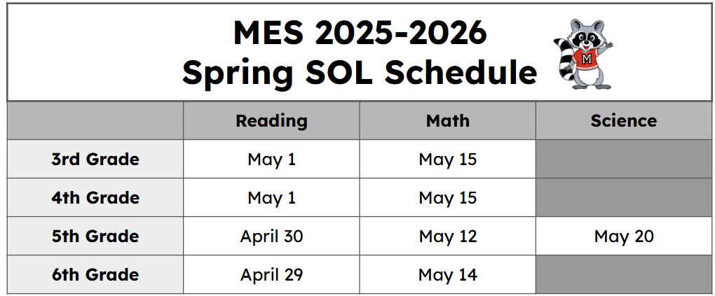 Corrected sOL schedule