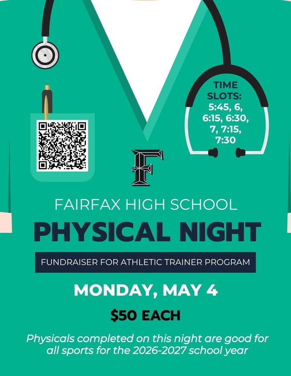 vhsl physicals flyer