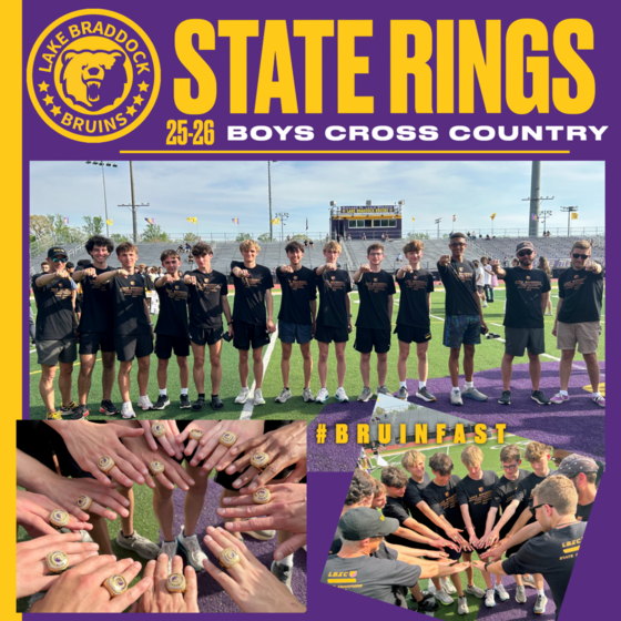 XC State Champion Ring Ceremony