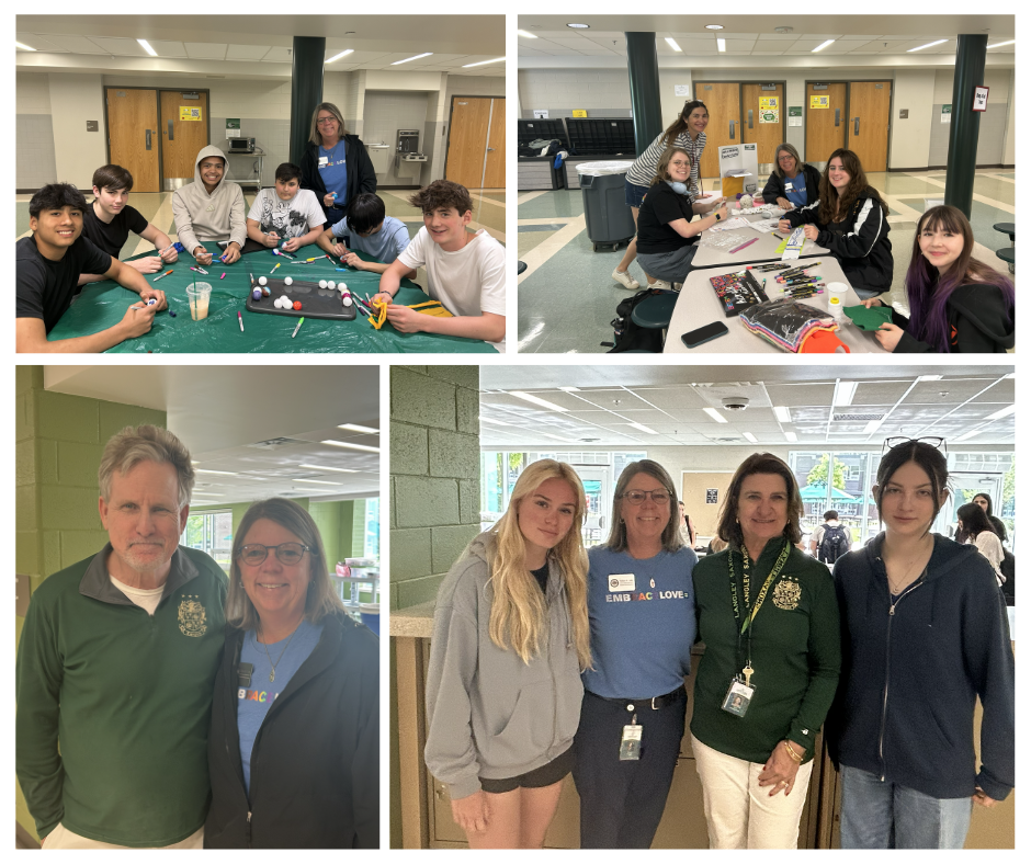 Langley HS Saxon Service Photo collage