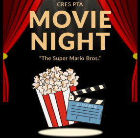 CRES PTA movie night flyer