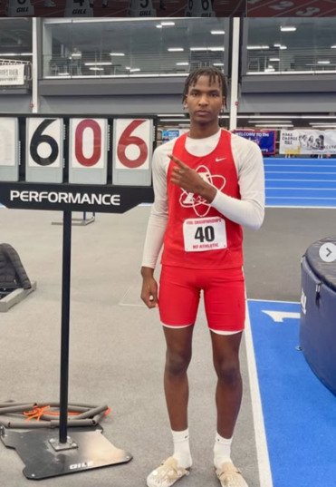 Jeremiah Nelson from Annandale High School, VHSL 6A High Jump State Champion
