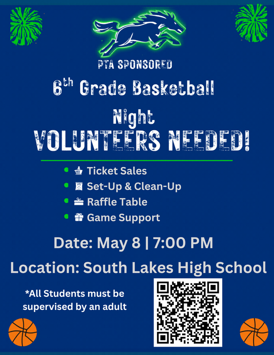 6th grade basketball volunteer updated