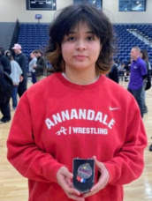Darling Saravia from Annandale High School, VHSL Wrestling State Runner Up