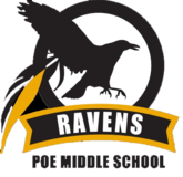Poe Middle School Raven Logo