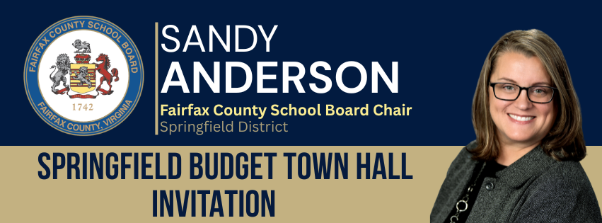 Sandy Anderson Budget Town Hall Banner