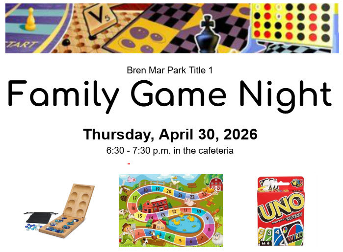 BMP Family Game Night, Aug. 30