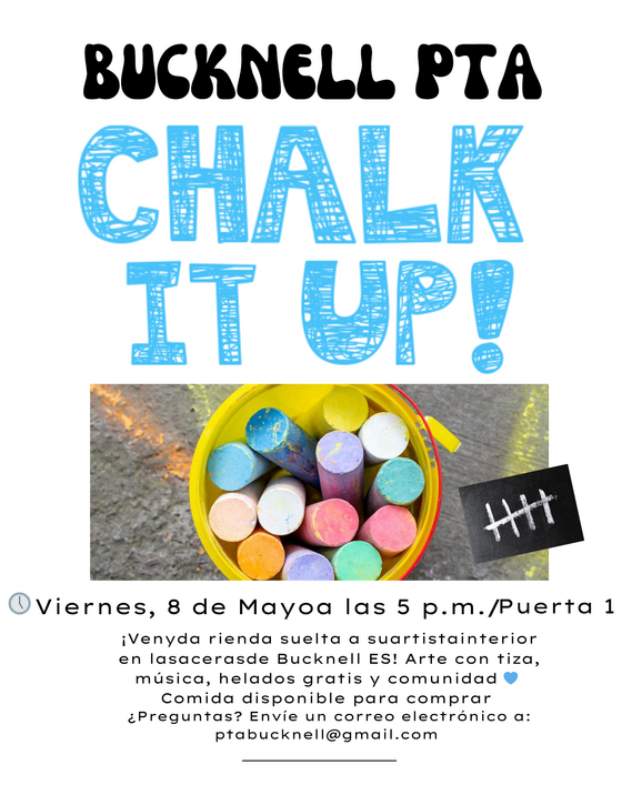 PTA Chalk it Up Flyer