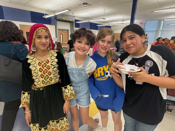 Four students during our This Is Us! event.