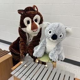 Terry and Stuffie with Xylophone