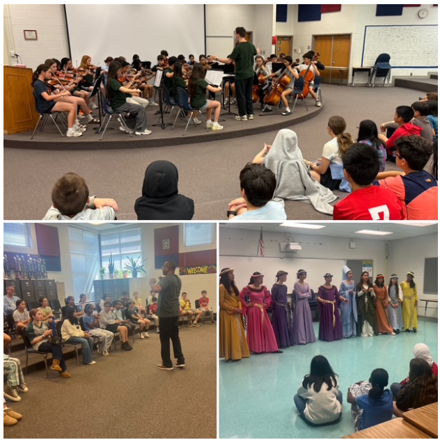 Rising 7th graders visit Kilmer experiencing Fine Arts Programs