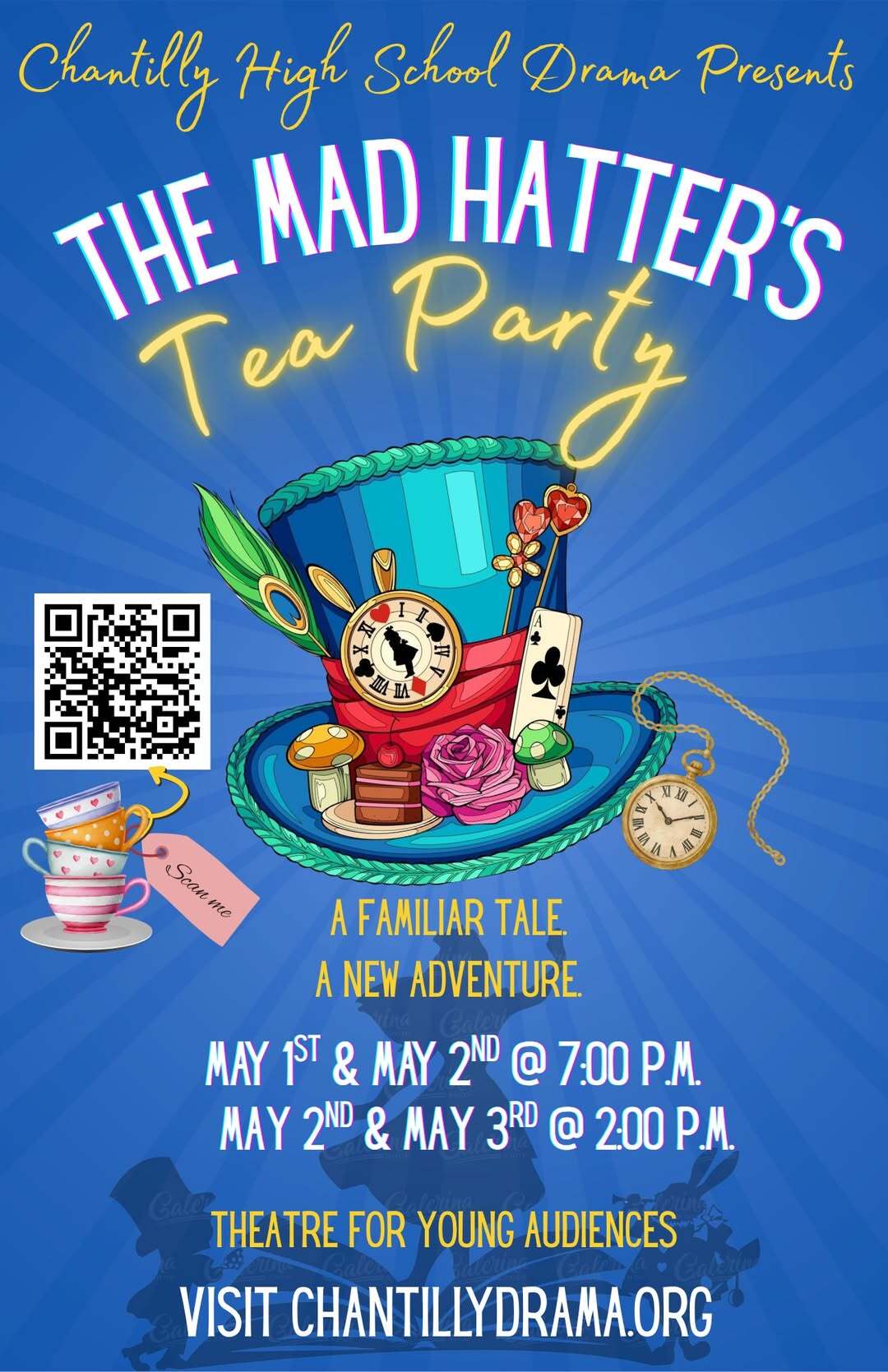 Chantilly HS theatre poster