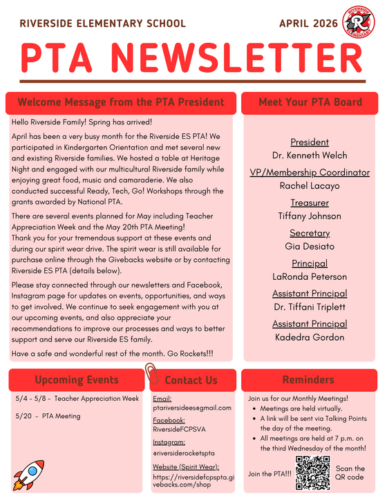 April Newsletter