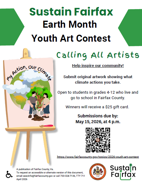Sustain Fairfax Earth Month Youth Art Contest