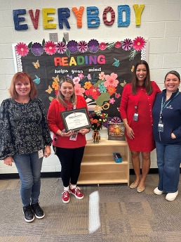 FCPS Cares Award for Ms. Bonner