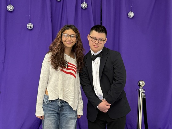 Cosmetology students helping students get ready for Day Prom