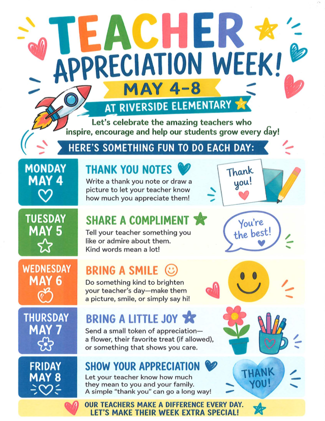 Teacher appreciation week