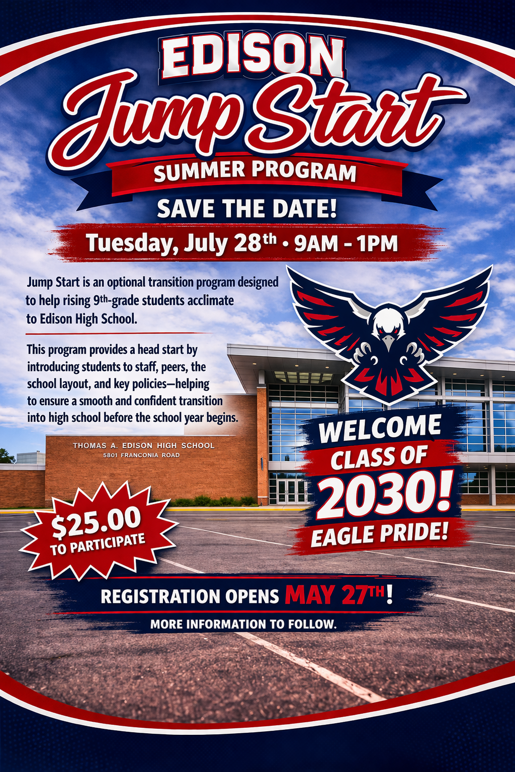 a photo of the Edison Jump Start flyer