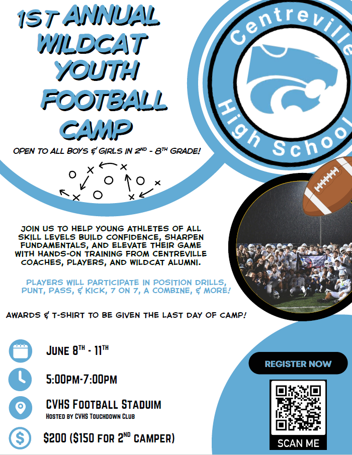 CVHS Youth Football camp