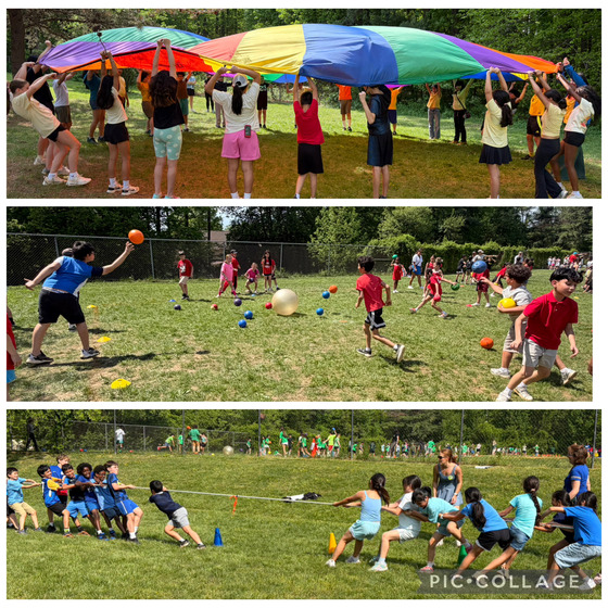 Students at all grade levels enjoyed fun in the sun during Field Day.