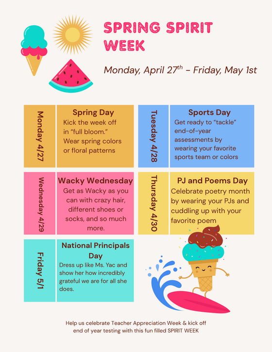 spring spirit week 