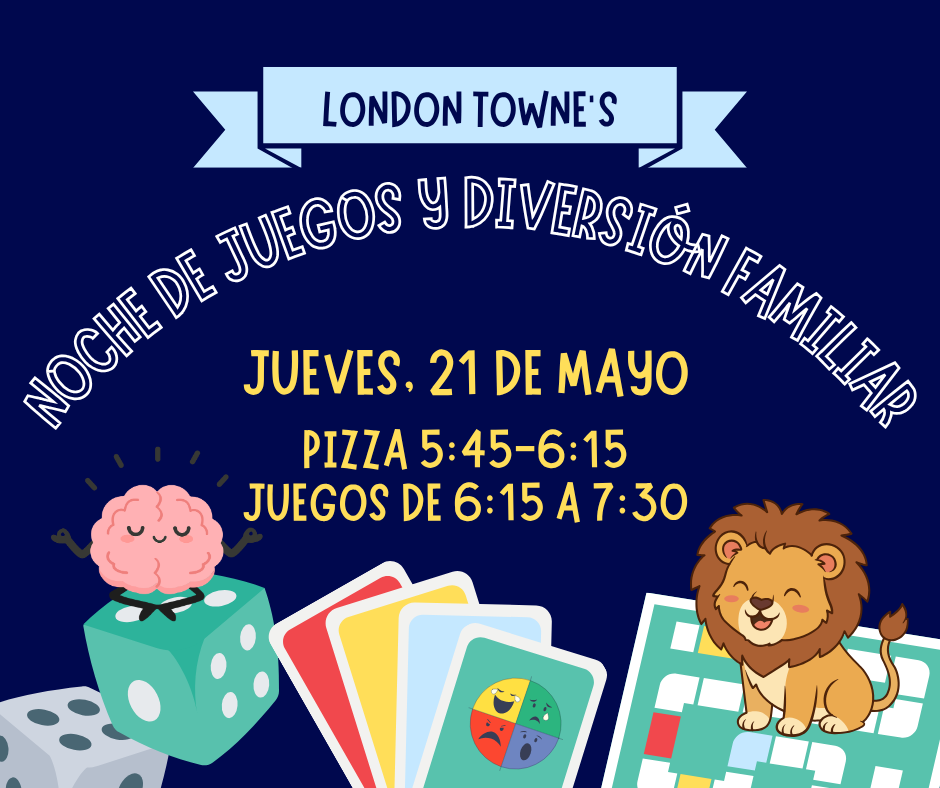 SEL Family Game Night graphic - Spanish