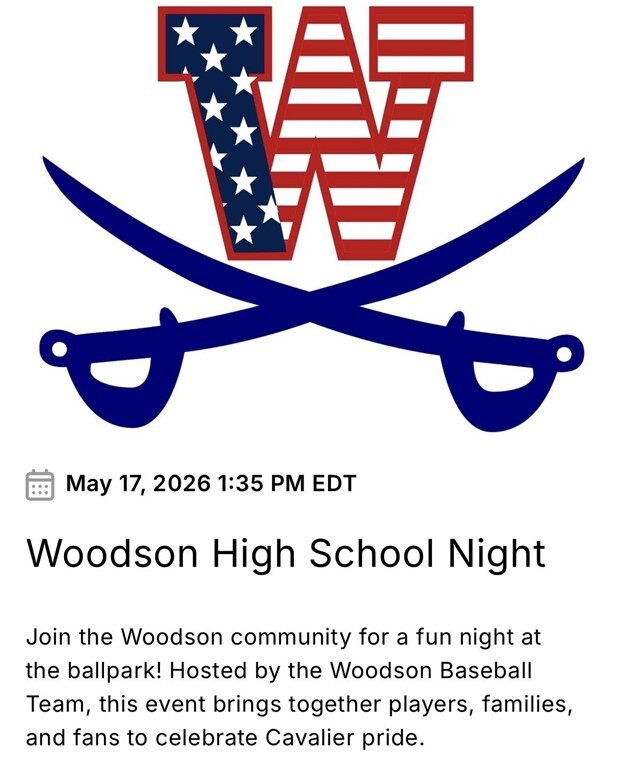 Woodson High School Night at Nationals Game