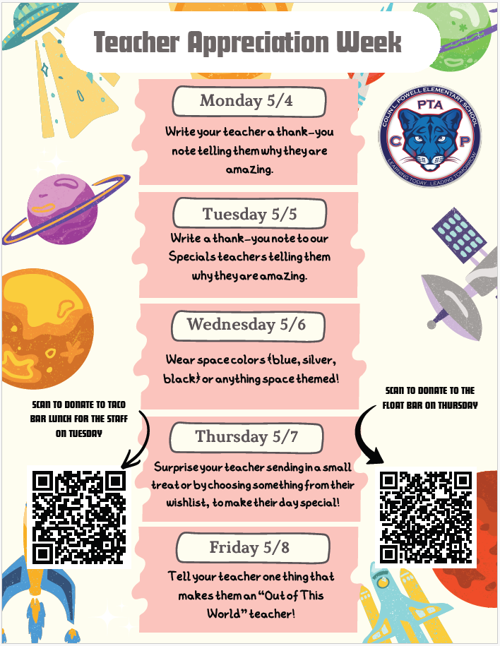 Teacher appreciation week