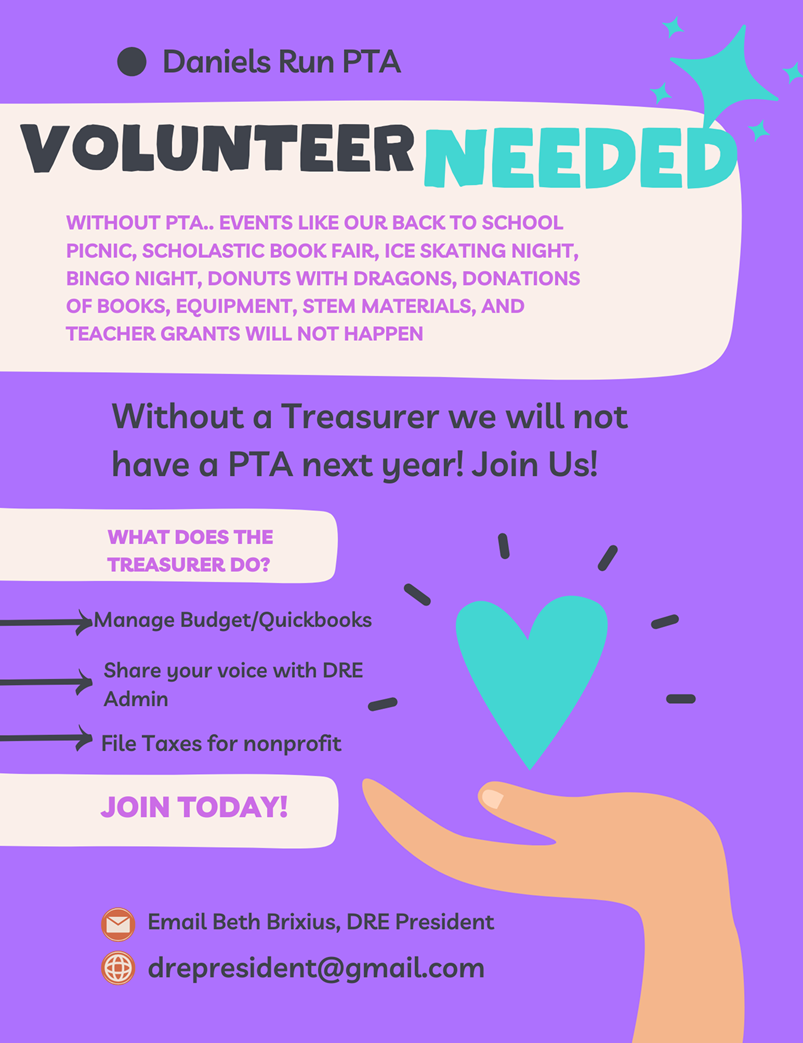 Treasurer Needed