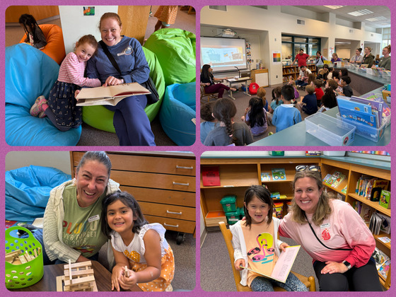 Students and families participating in Strategies Lab/Library Open House