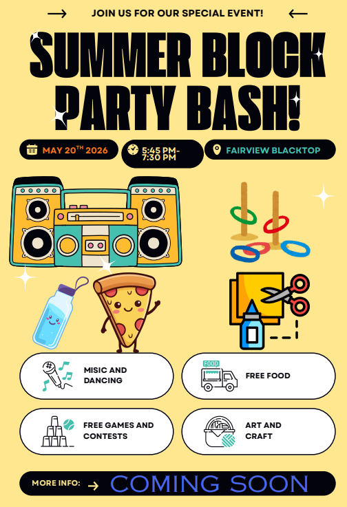 block party flyer