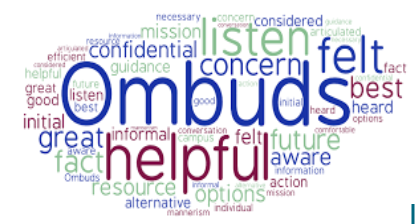 ombuds- picture showing these words concern-felt-best- helpful