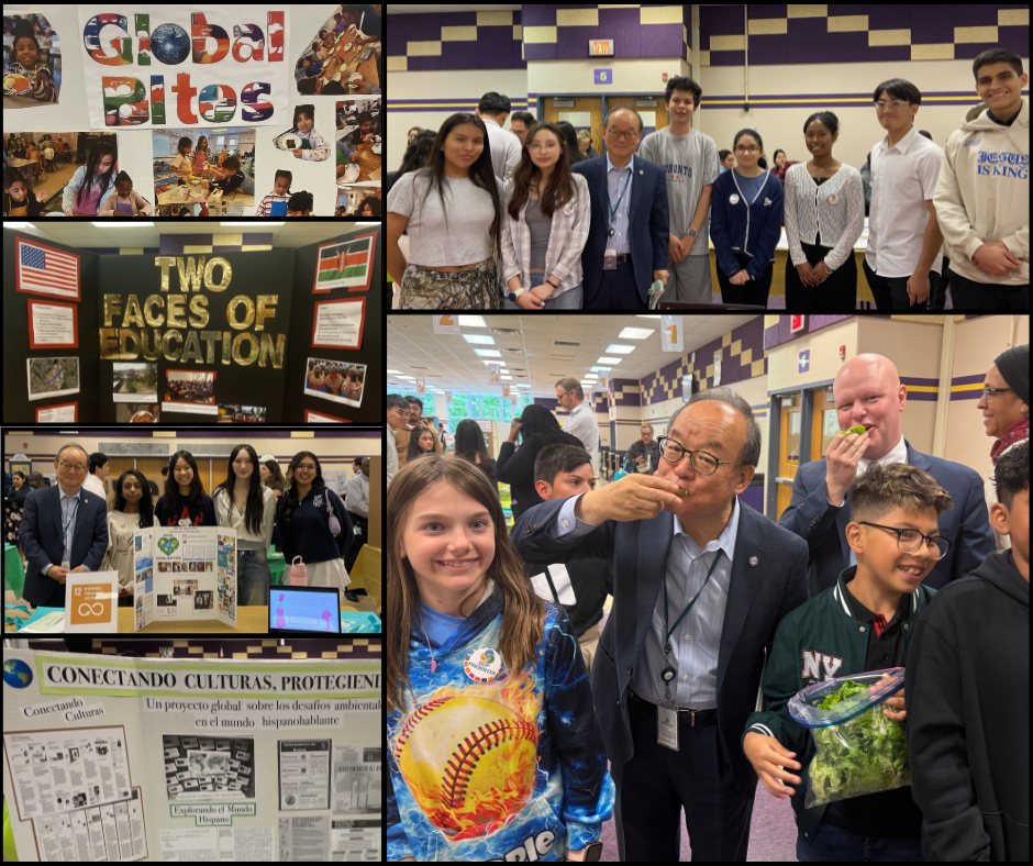 students and projects from the global action showcase