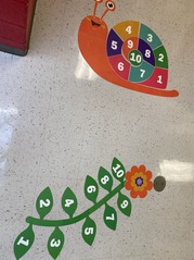 Image of floor decals.