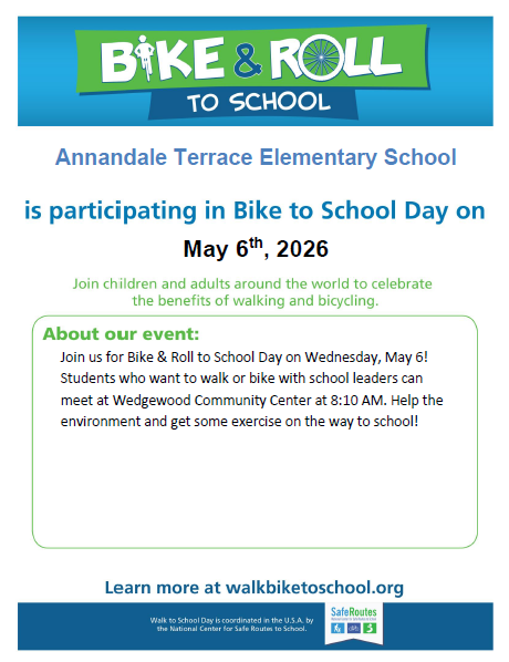 Walk or Roll to ATES on 05/06/2026!