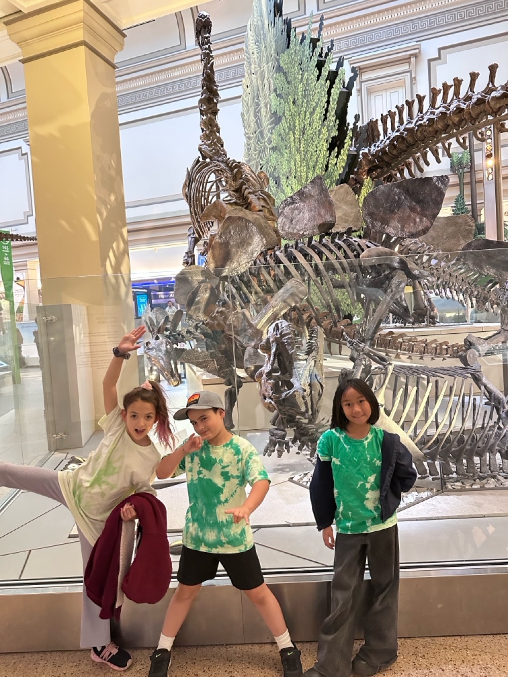3rd graders at the Natural History Museum