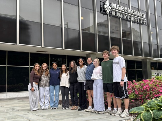 PT/OT students visited Marymount's School of Physical Therapy 