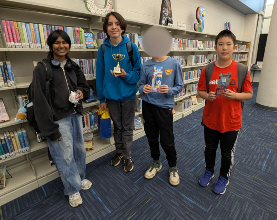 Student Uno tournament winners